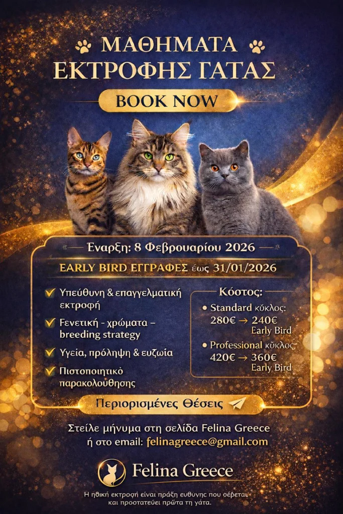 mathimata ektrofis gatas